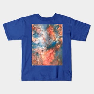 Red, White and Blue Galaxy Kids T-Shirt